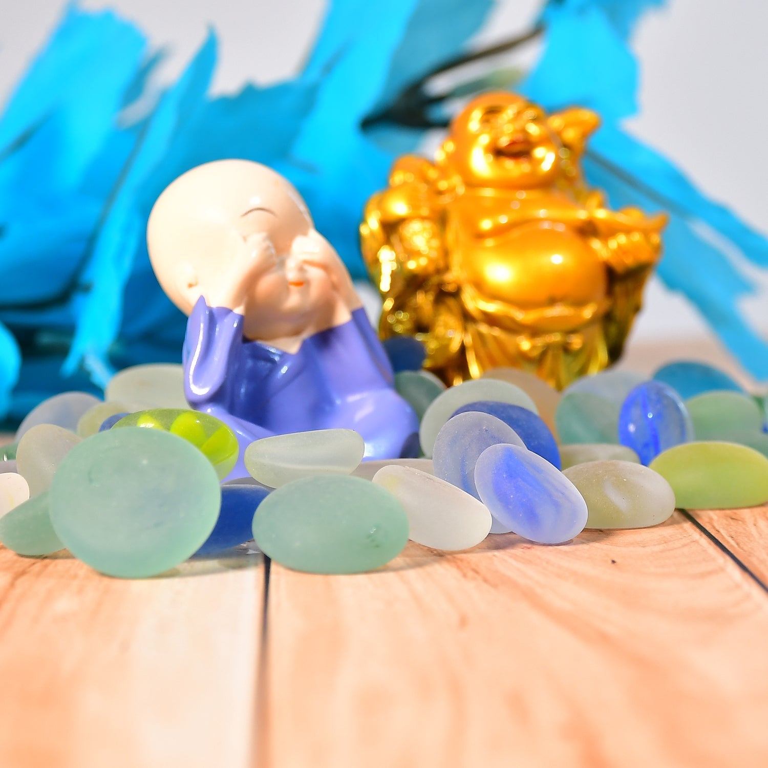 Decorative flat glass marbles Decorative flat glass marbles
